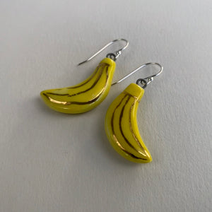 Banana earrings